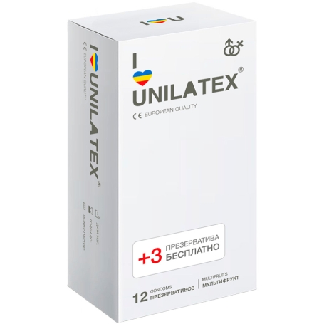 Презервативы ароматизированные Unilatex Multifruits