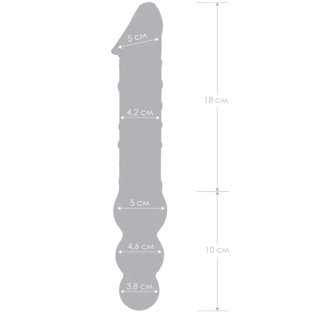 Фаллос из стекла Glas 12" Double Ended Dildo