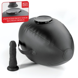 Надувной мяч с дилдо Body Dock Inflatable Love Ball